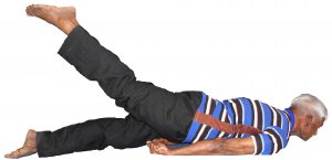 Half Locust Pose